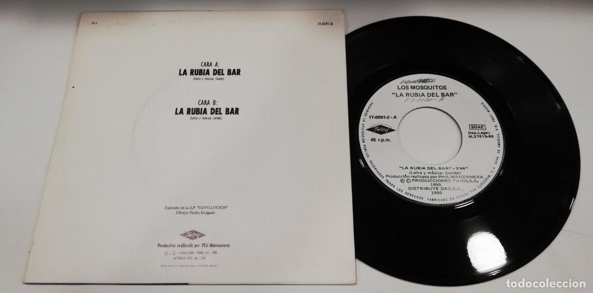 Discos de vinilo: SCO19-Mosquitos - La Rubia Del Bar (7&rdquo;, Single) - Foto 2