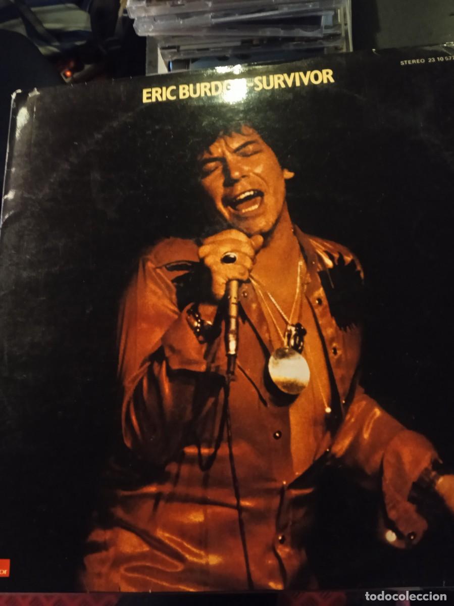 Discos de vinilo: ERIC BURDON- SURVIVOR. LP CON EL LIBRETO - Foto 1