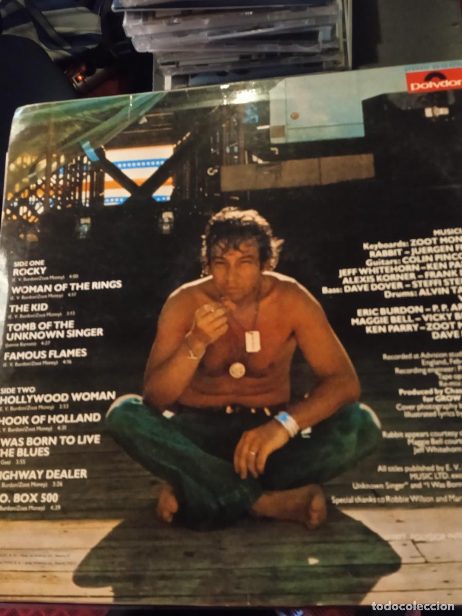 Discos de vinilo: ERIC BURDON- SURVIVOR. LP CON EL LIBRETO - Foto 2