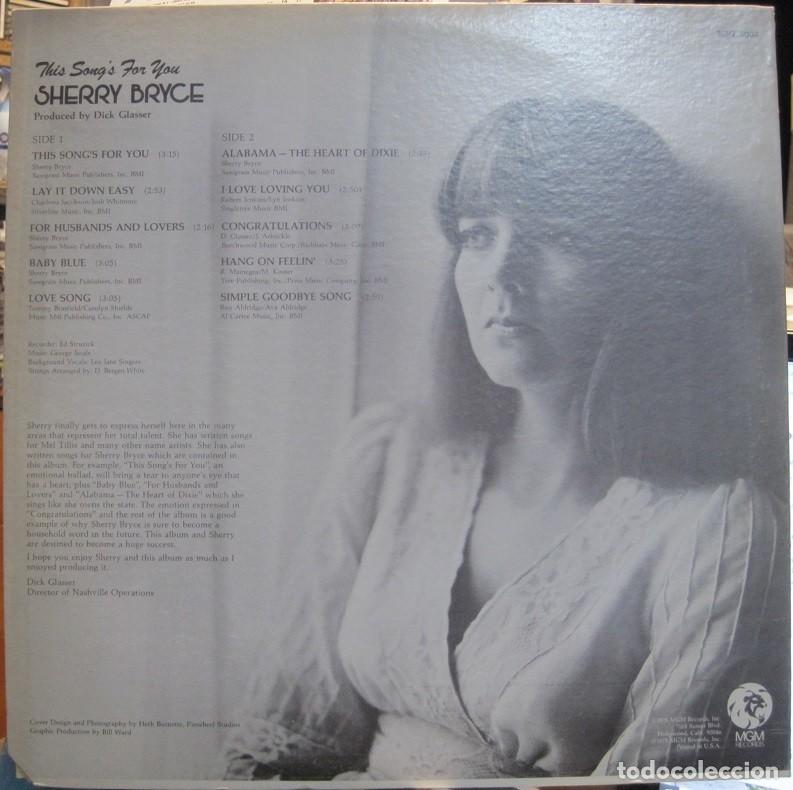 Discos de vinilo: Sherry Bryce &ndash; This Songs For You - Foto 2