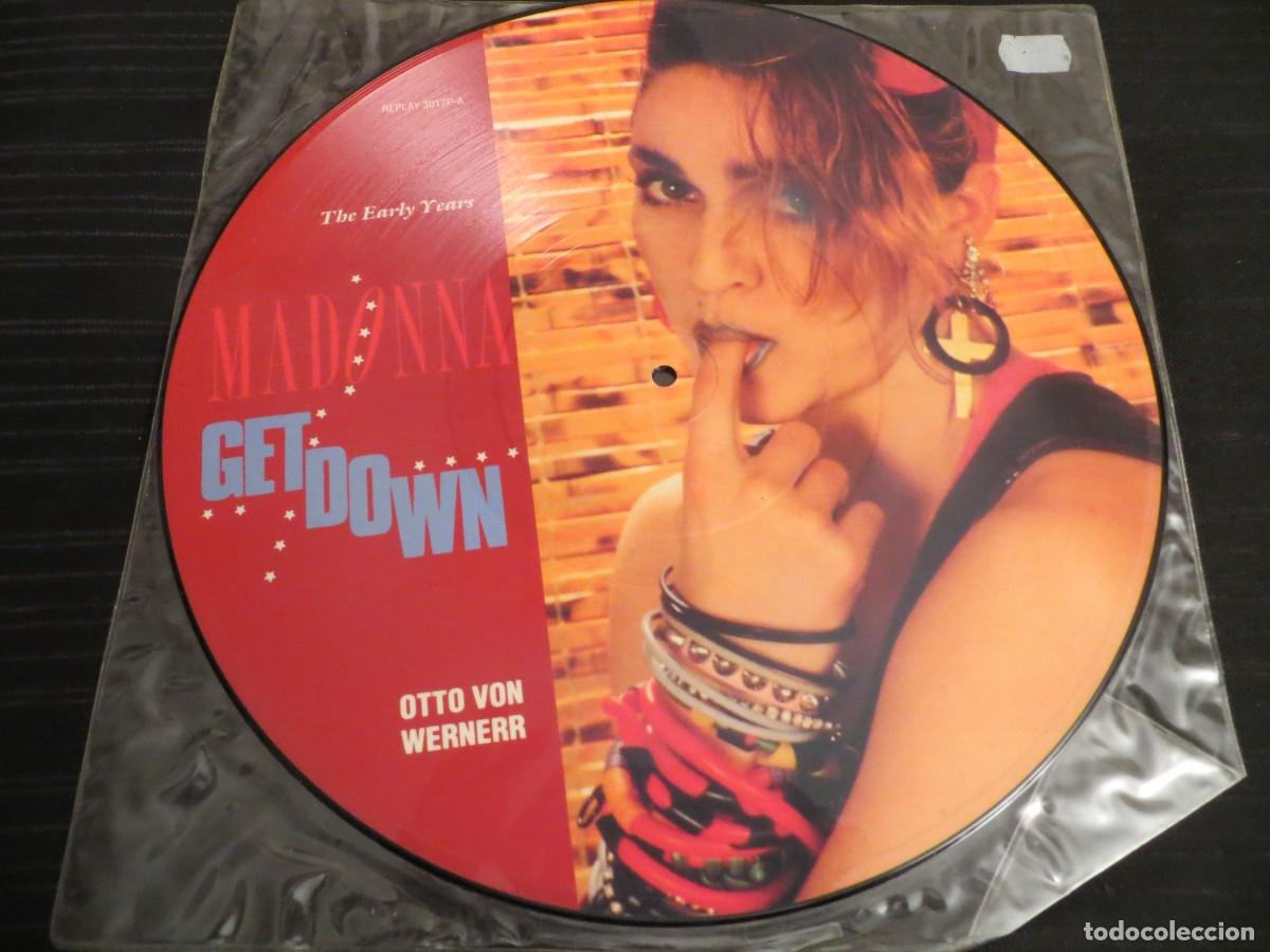 Discos de vinilo: MADONNA: GET DOWN (PICTURE DISC) 1992 RECEIVER RECORDS - Foto 1