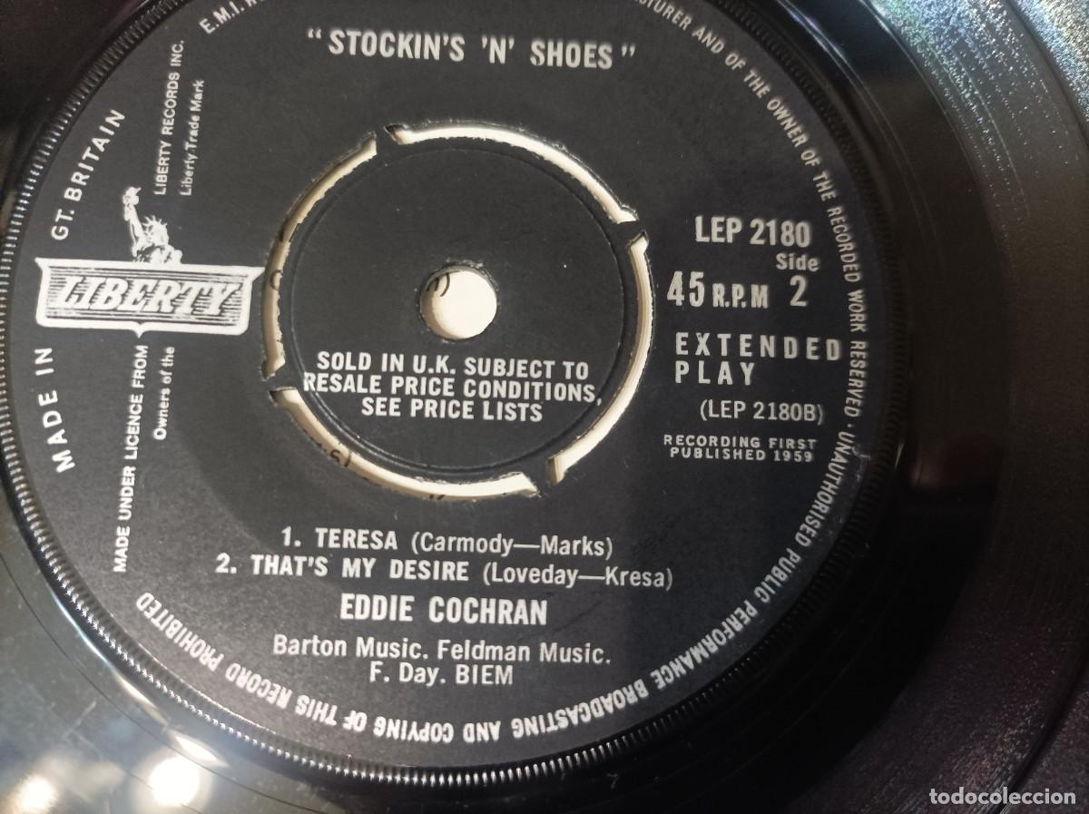 Discos de vinilo: Eddie Cochran ep dificil - Foto 3