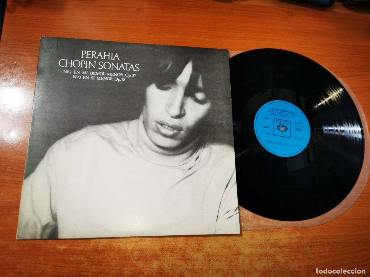 Dischi in vinile: PERAHIA CHOPIN SONATAS N&ordm;2 En mi bemol menor Op.35 N&ordm;3 En si menor Op. 58 LP VINILO 1974 ESPA&Ntilde;A