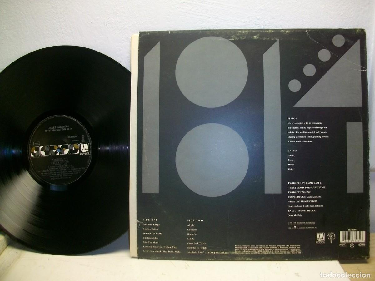 Discos de vinilo: Janet Jackson / Rhythm Nation 1814 LP - Foto 2