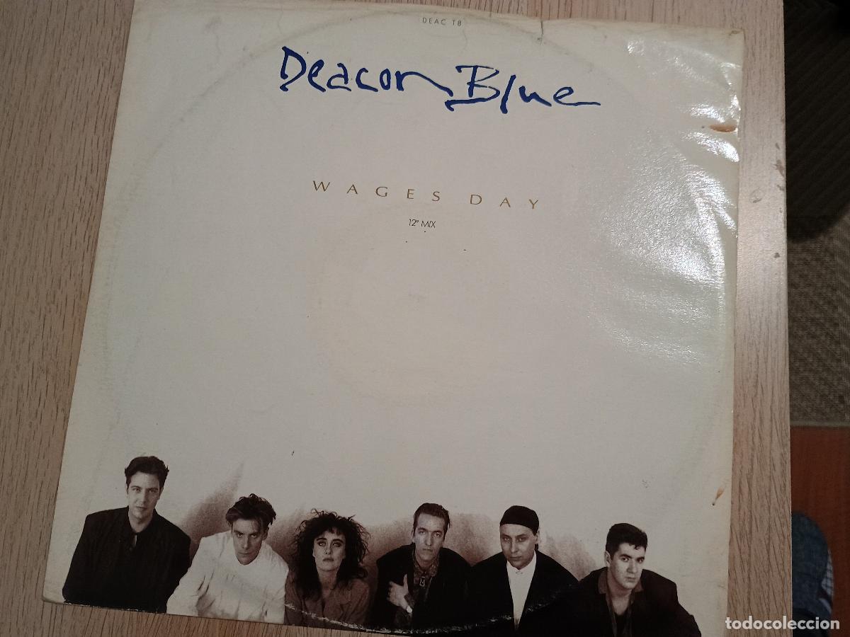 Discos de vinilo: deacon blue wages day 1989 Synth-pop - Foto 3