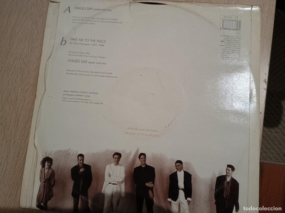 Discos de vinilo: deacon blue wages day 1989 Synth-pop - Foto 5