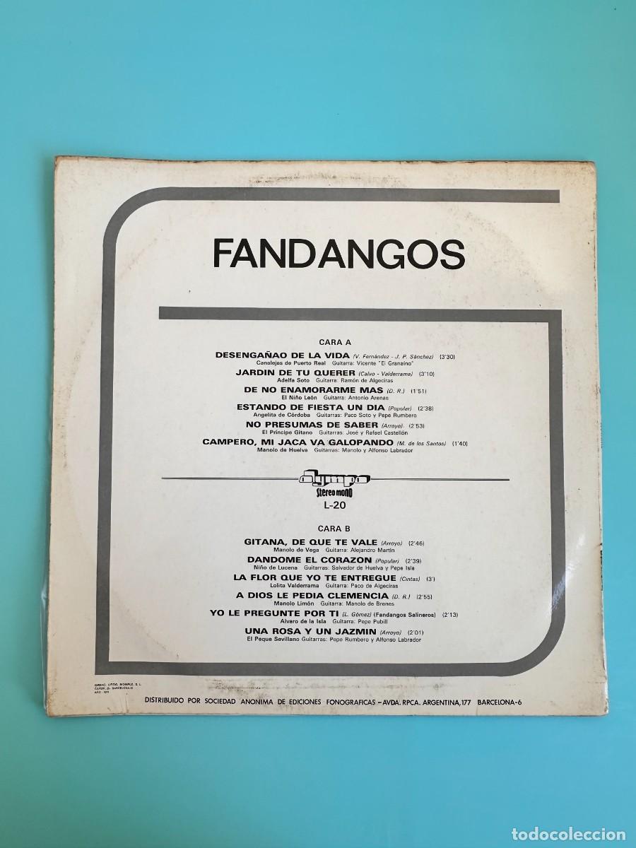 Discos de vinilo: Varios - Fandangos (LP, Comp) - Foto 3