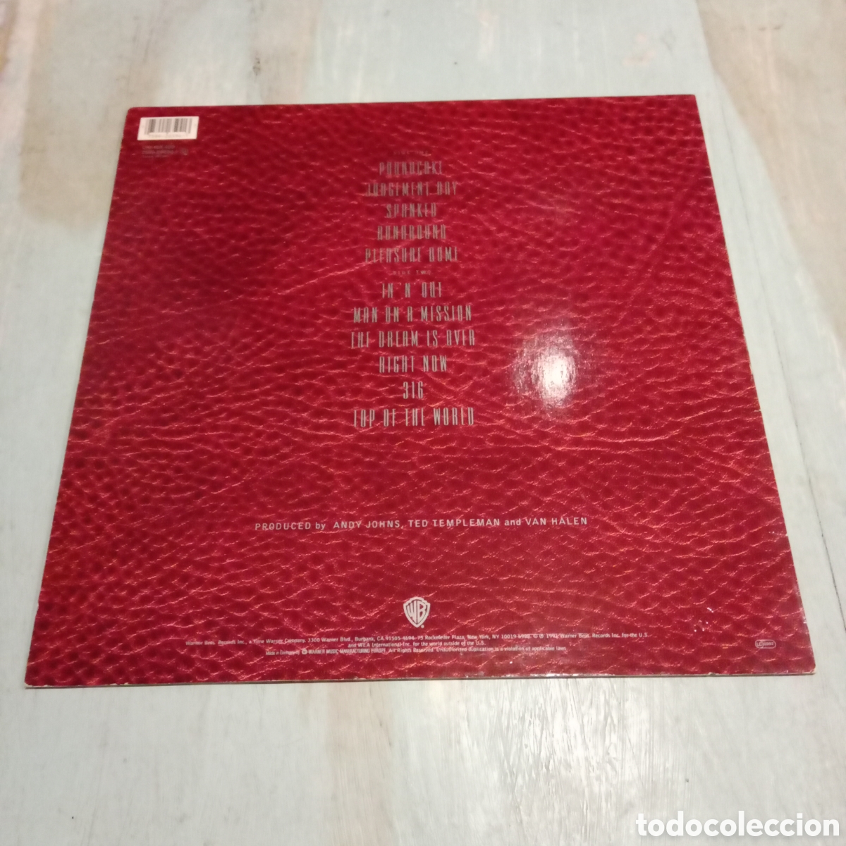 Discos de vinilo: VAN HALEN - FOR UNLAWFUL CARNAL KNOWLEDGE - LP - Foto 2