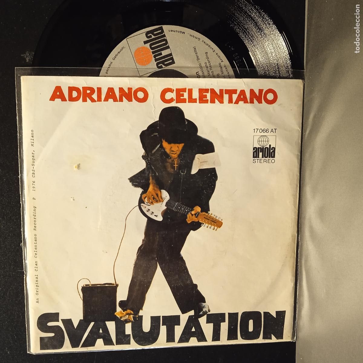 Discos de vinilo: ADRIANO CELENTANO SVALUTATION SINGLE GERMANY 1978 PDELUXE - Foto 1