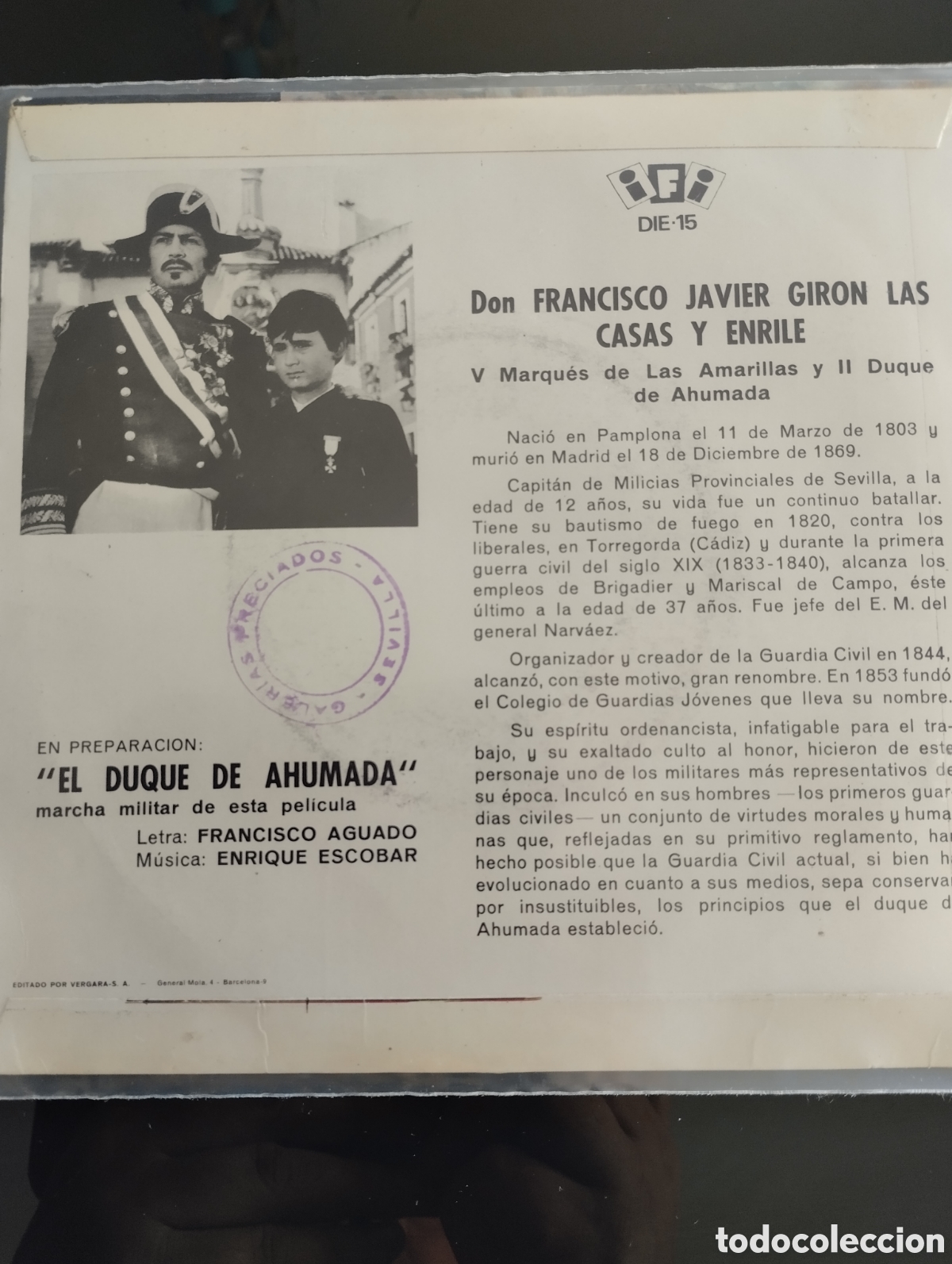 Discos de vinilo: El primer cuartel (Banda sonora) - Foto 2