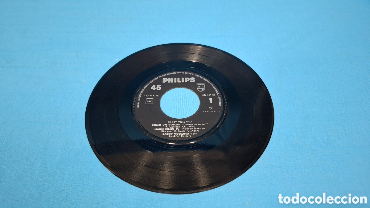 Discos de vinilo: ROCKY VOLCANO Y SUS ROCK,N ROLLERS - COMO UN VOLC&Aacute;N - Foto 3