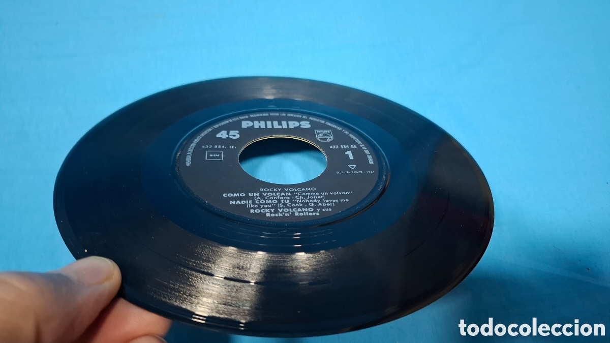 Discos de vinilo: ROCKY VOLCANO Y SUS ROCK,N ROLLERS - COMO UN VOLC&Aacute;N - Foto 4
