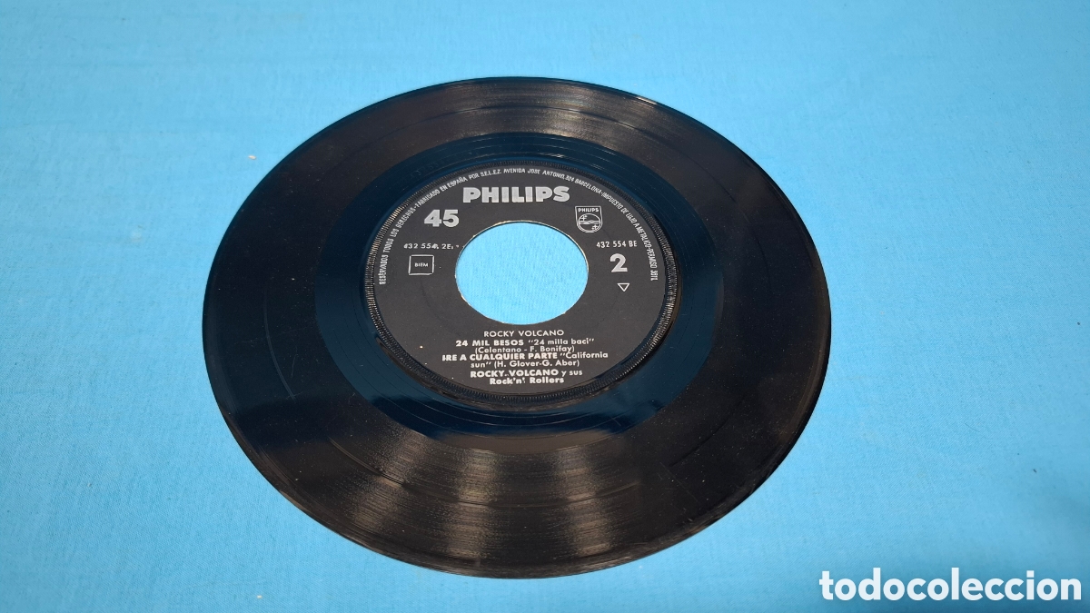 Discos de vinilo: ROCKY VOLCANO Y SUS ROCK,N ROLLERS - COMO UN VOLC&Aacute;N - Foto 6