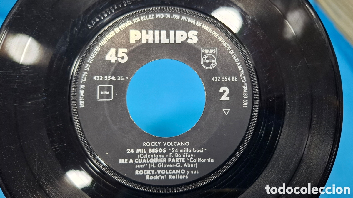 Discos de vinilo: ROCKY VOLCANO Y SUS ROCK,N ROLLERS - COMO UN VOLC&Aacute;N - Foto 7