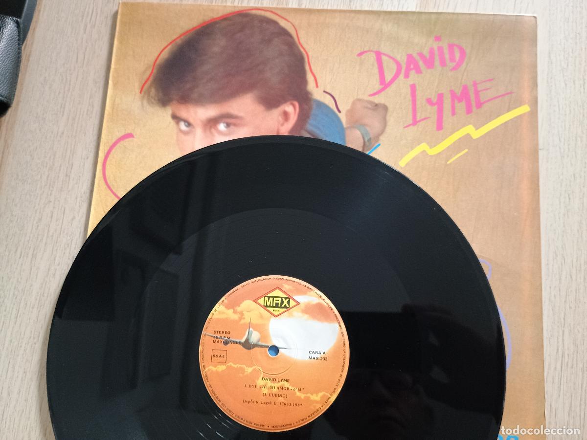 Discos de vinilo: David Lyme &lrm;&ndash; Bye, Bye Mi Amor Spain 1987 Italo-Disco - Foto 2