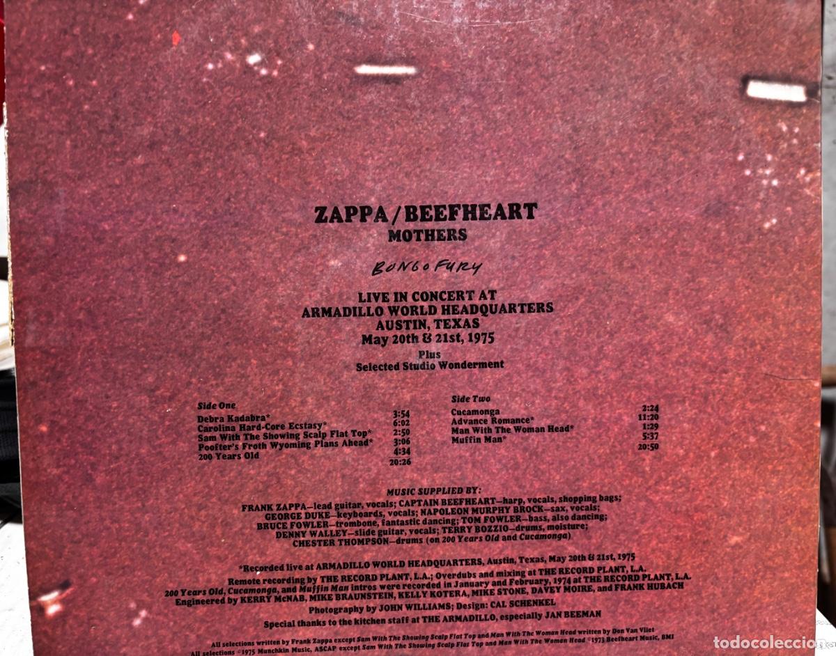 Discos de vinilo: Zappa-Beefheart, Bongo Fury - Foto 2