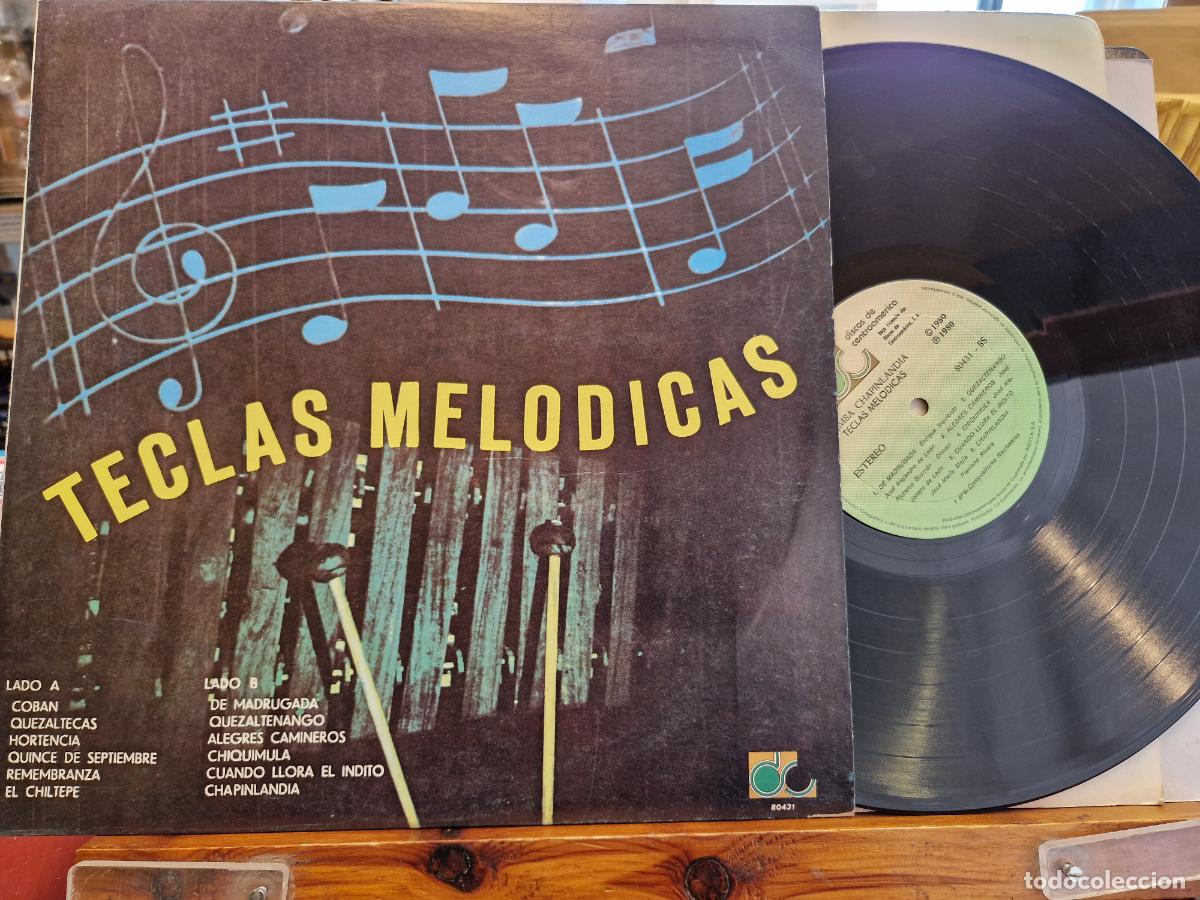 Discos de vinilo: SINGLE. TECLAS MELODICAS. DE MADRUGADA. CUANDO LLORA EL INDITO - Foto 1