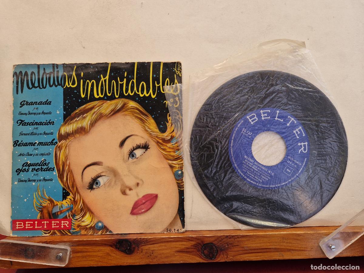 Discos de vinilo: SINGLE. MELODIAS INOLVIDABLES. BELTER. - Foto 1