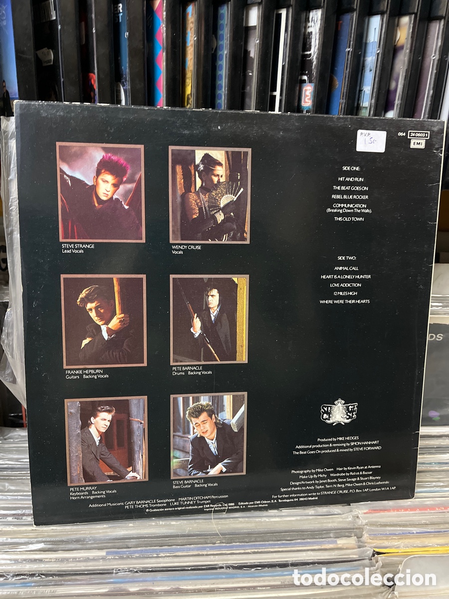 Discos de vinilo: Strange cruise lp strange visage - Foto 2