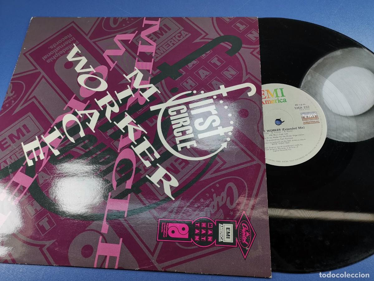 Discos de vinilo: First Circle &ndash; Miracle Worker-EMI America &ndash; 12EA 232-1987 - Foto 2