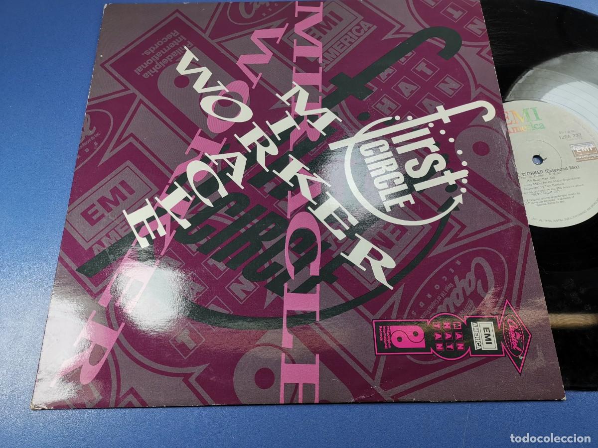 Discos de vinilo: First Circle &ndash; Miracle Worker-EMI America &ndash; 12EA 232-1987 - Foto 3