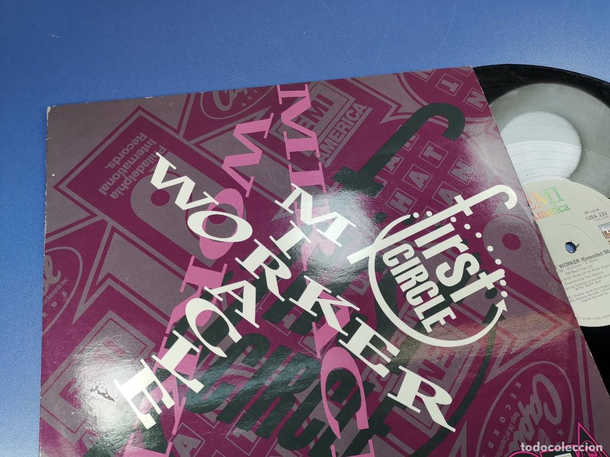 Discos de vinilo: First Circle &ndash; Miracle Worker-EMI America &ndash; 12EA 232-1987 - Foto 4