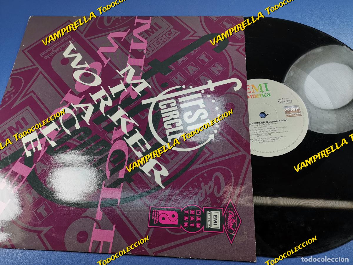 Discos de vinilo: First Circle &ndash; Miracle Worker-EMI America &ndash; 12EA 232-1987 - Foto 1