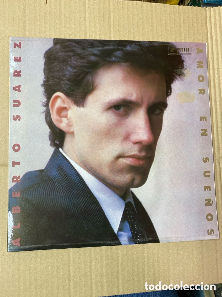Discos de vinilo: LP ALBERTO SU&Aacute;REZ. AMOR EN SUE&Ntilde;OS. Vinilo como nuevo - Foto 1