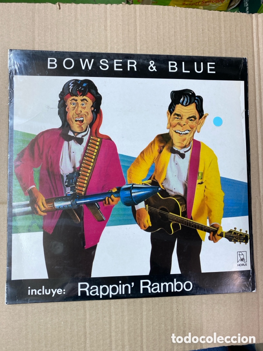 Discos de vinilo: LP BOWSER & BLUE. Incluye RAPPIN&rsquo; RAMBO. - Foto 1