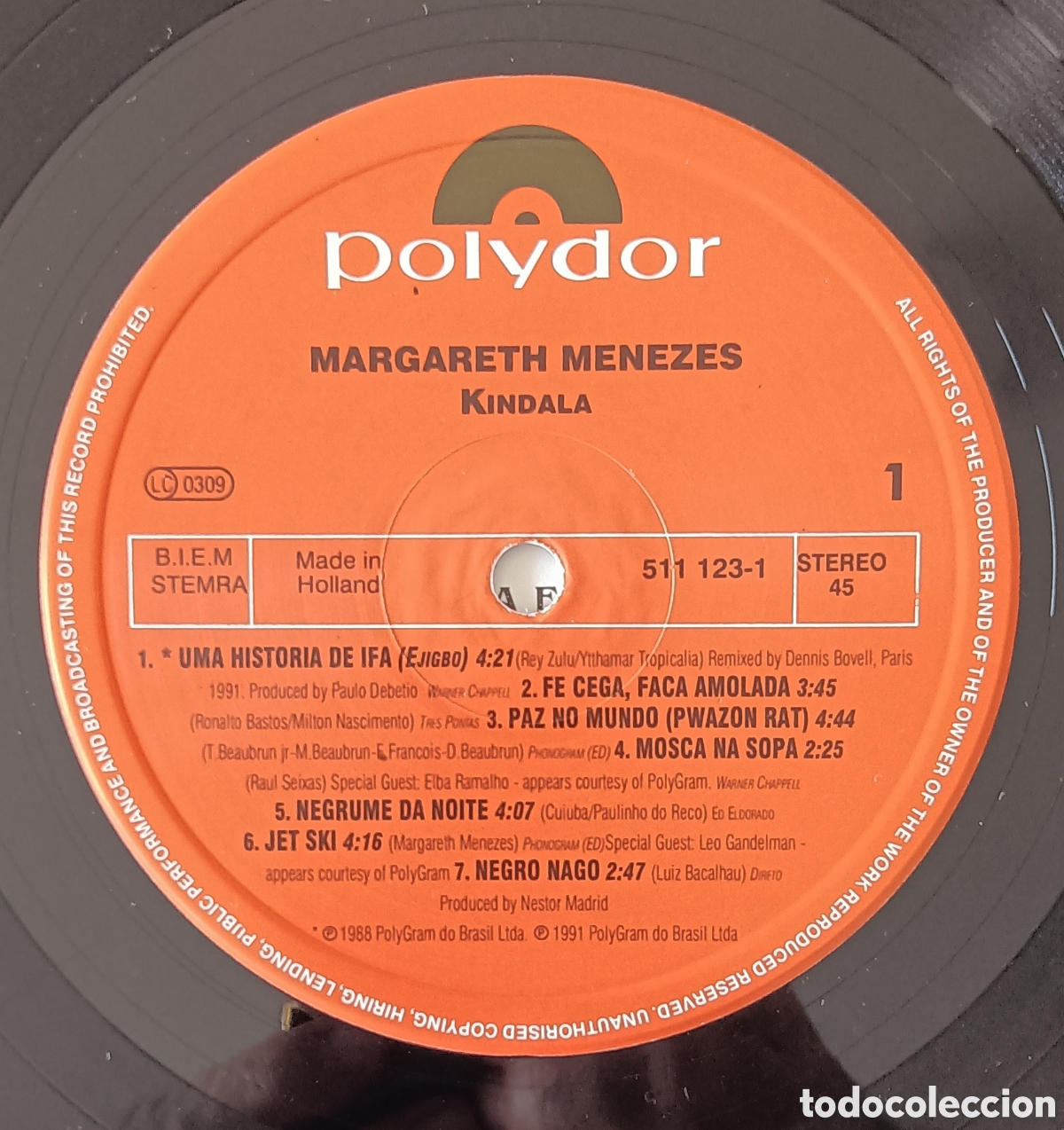 Discos de vinilo: Margareth Menezes - Kindala - Foto 5