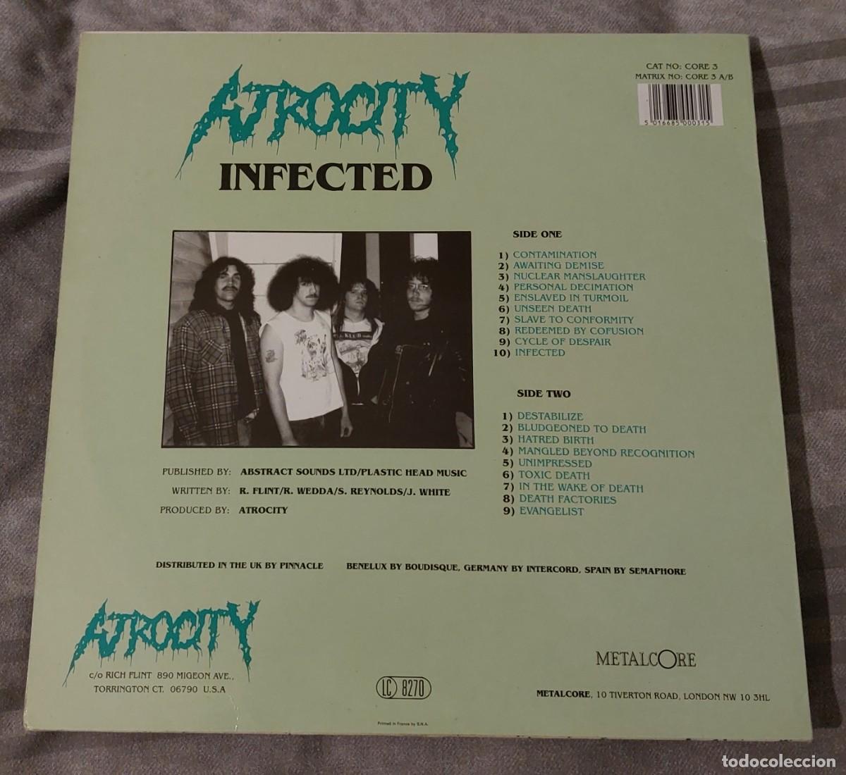 Discos de vinilo: Atrocity Infected Vinilo Lp - Foto 2