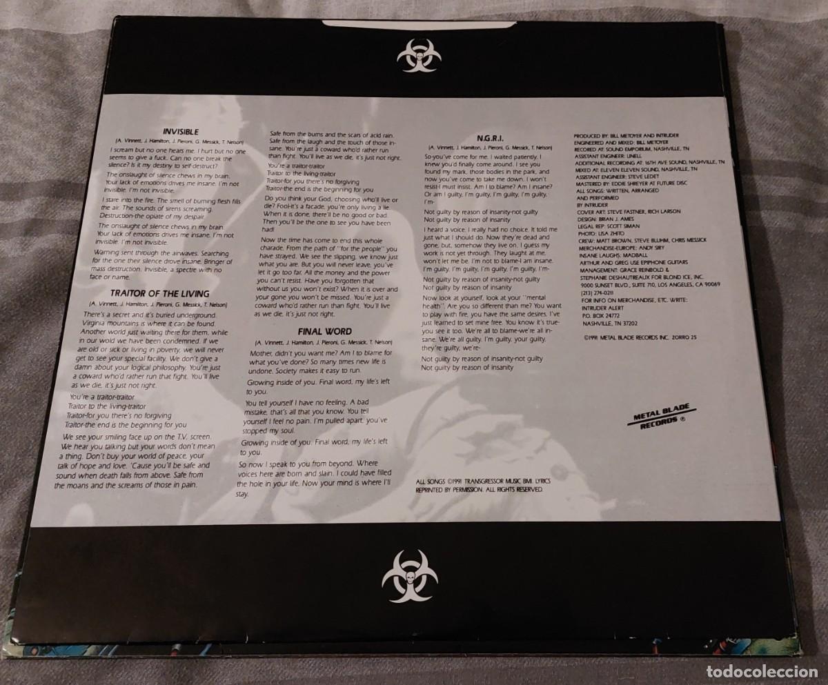 Discos de vinilo: Intruder Psycho Savant Vinilo Lp - Foto 4