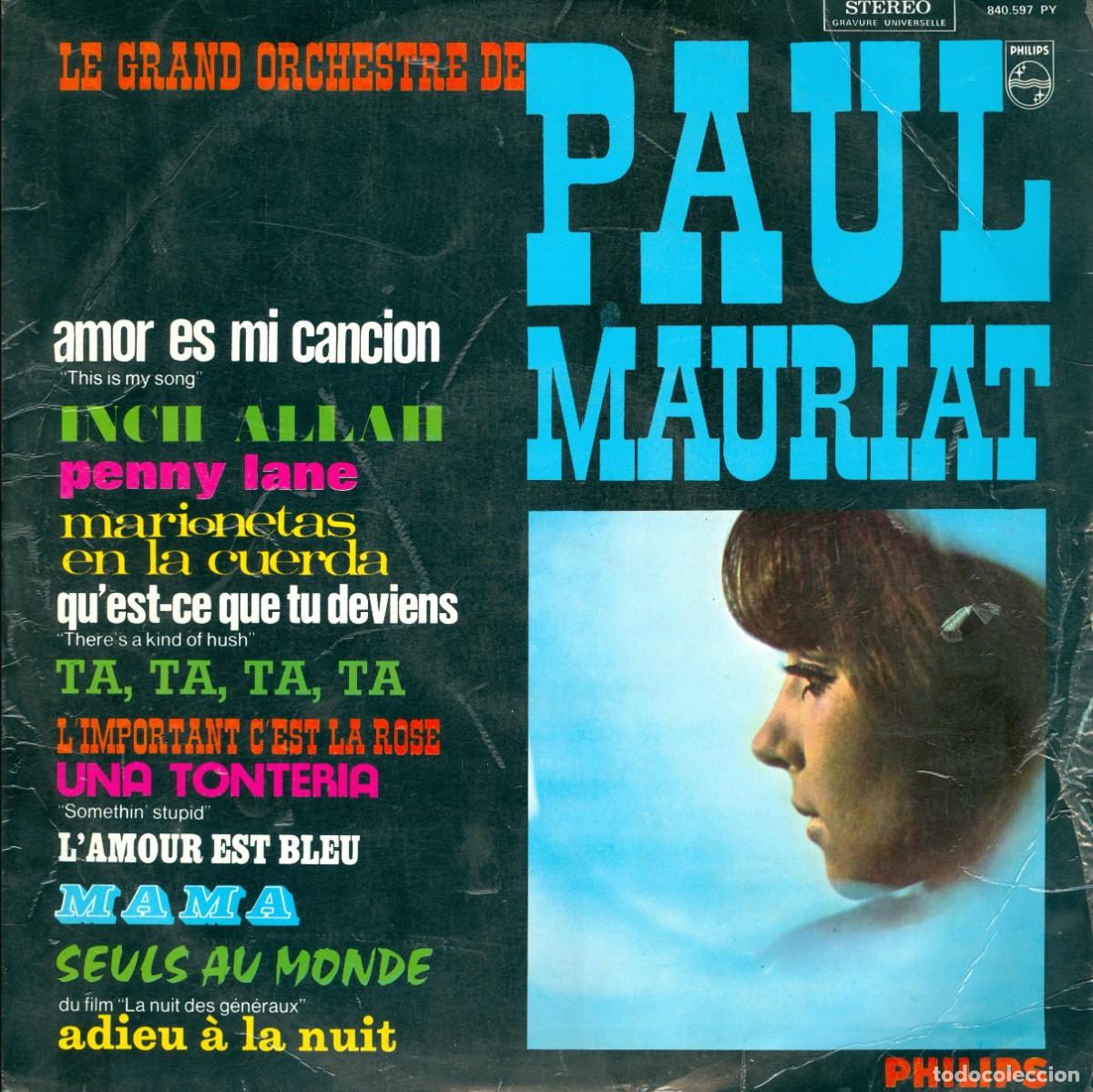 Discos de vinilo: La gran orquesta de Paul Mauriat. Vinilo - Foto 2