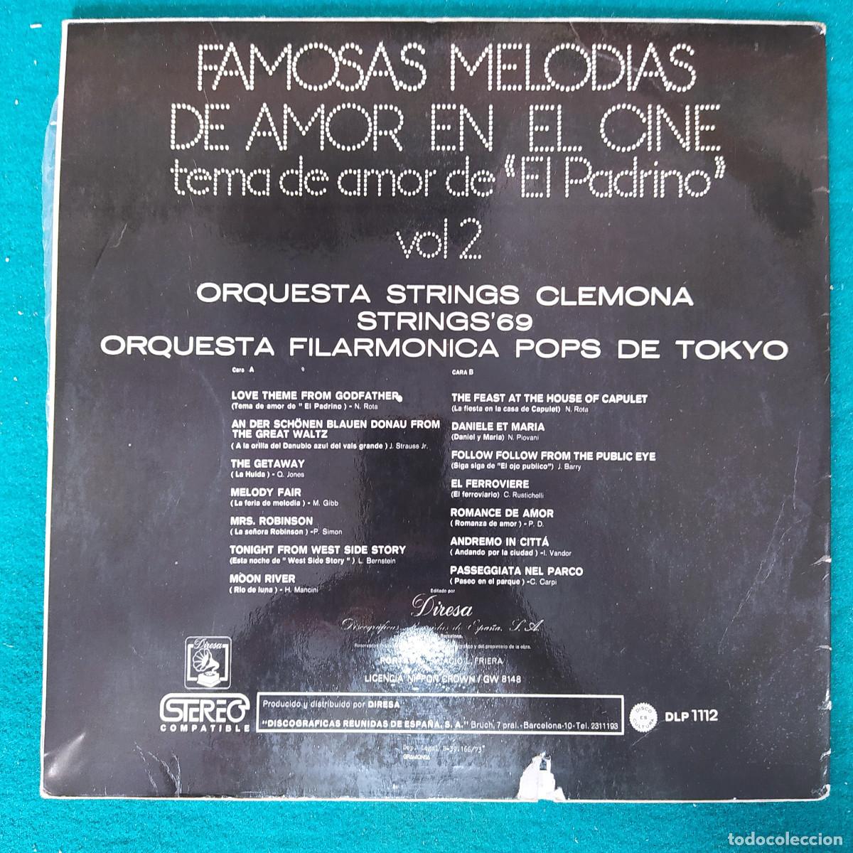 Discos de vinilo: Orquesta Strings Clemona, Strings 69, Orquesta Filarm&oacute;nica Pops De Tokyo - Foto 2