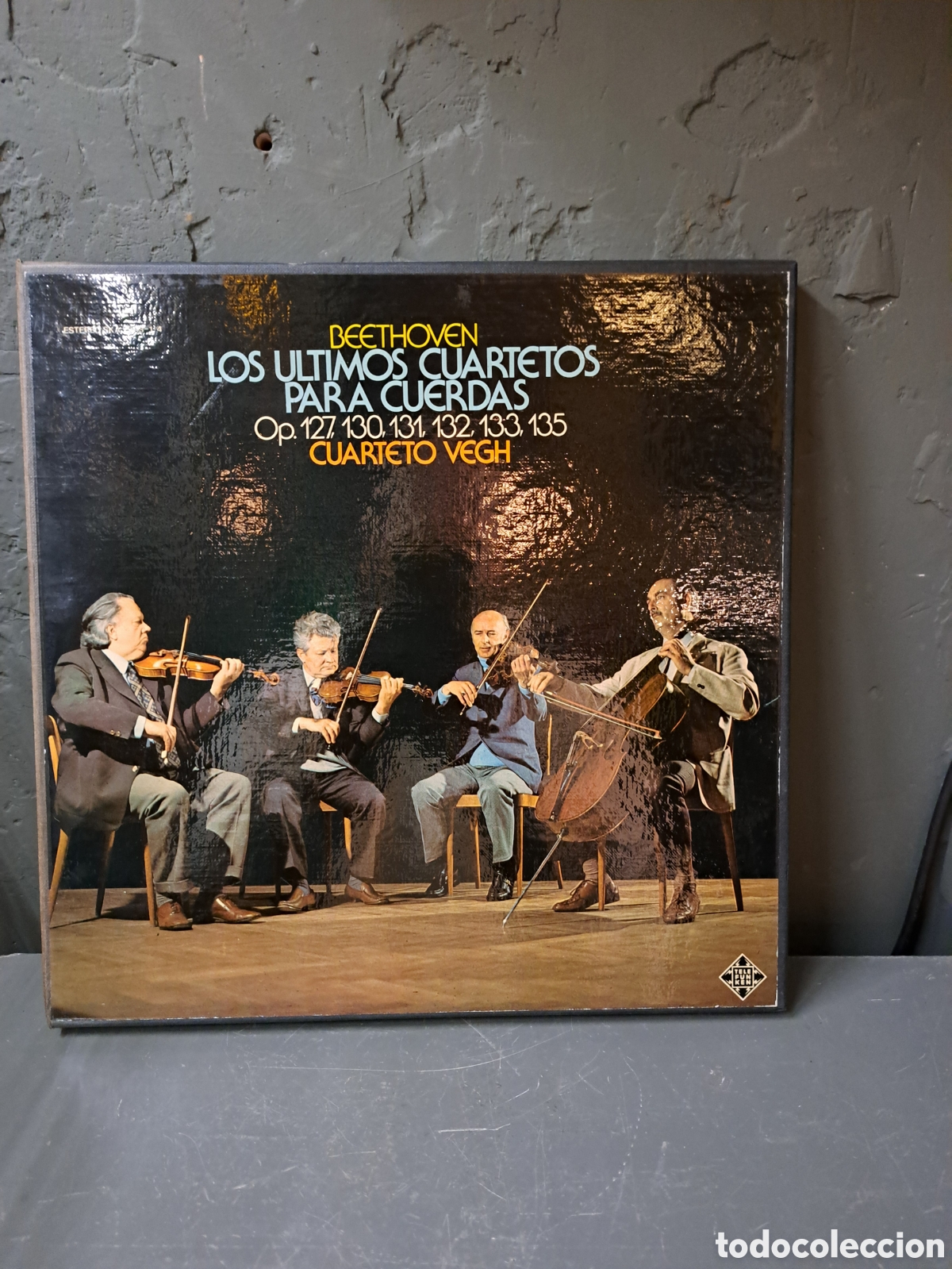 Discos de vinilo: Beethoven. Los &uacute;ltimos cuartetos para cuerdas. Cuarteto Vegh - Foto 1