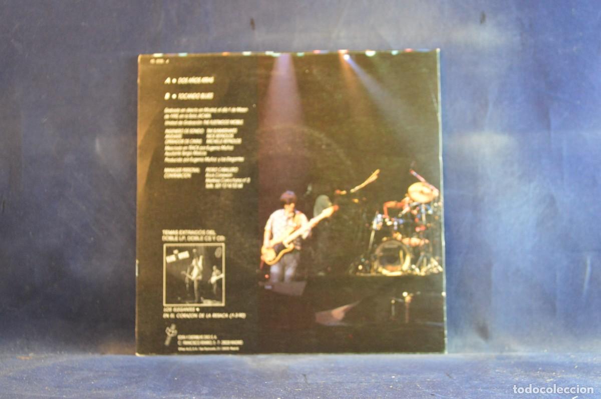 Discos de vinilo: LOS ELEGANTES - DOS A&Ntilde;OS ATRAS - TOCANDO BLUES - SINGLE - Foto 2