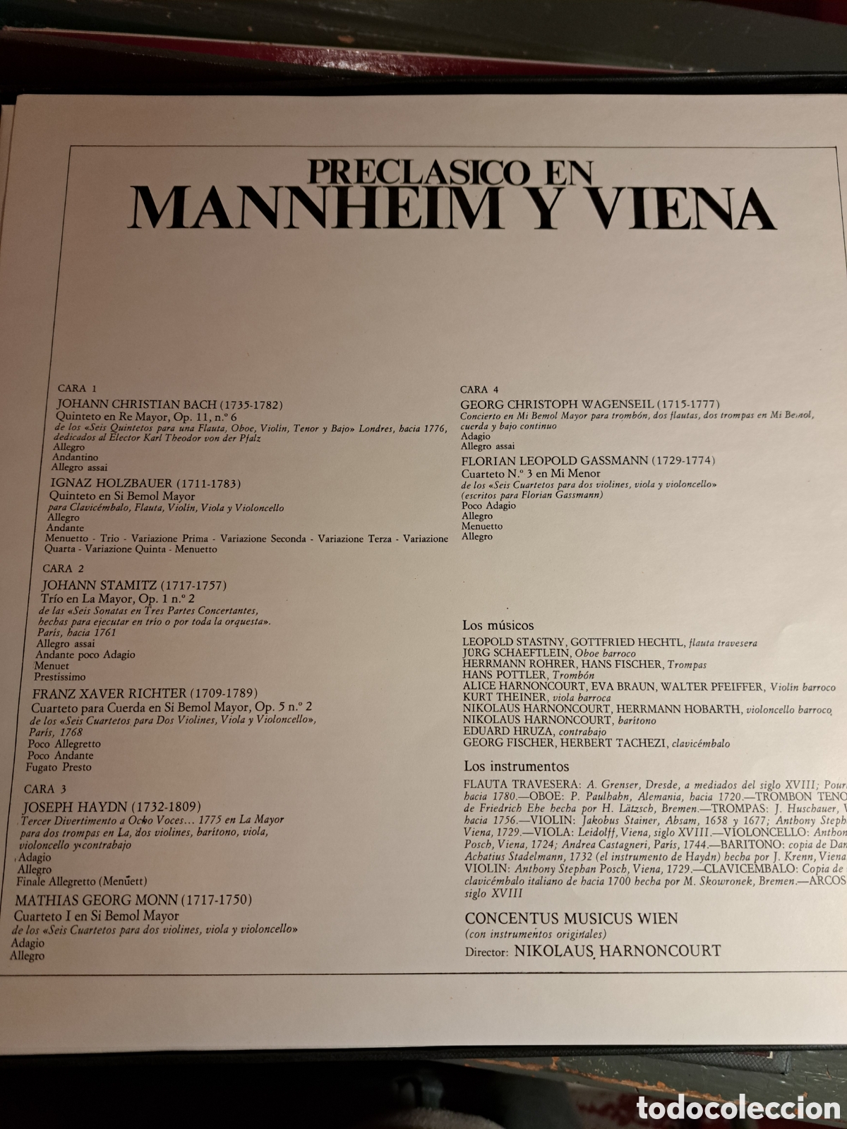 Discos de vinilo: Preclasico en Mannheim y Viena - Foto 2