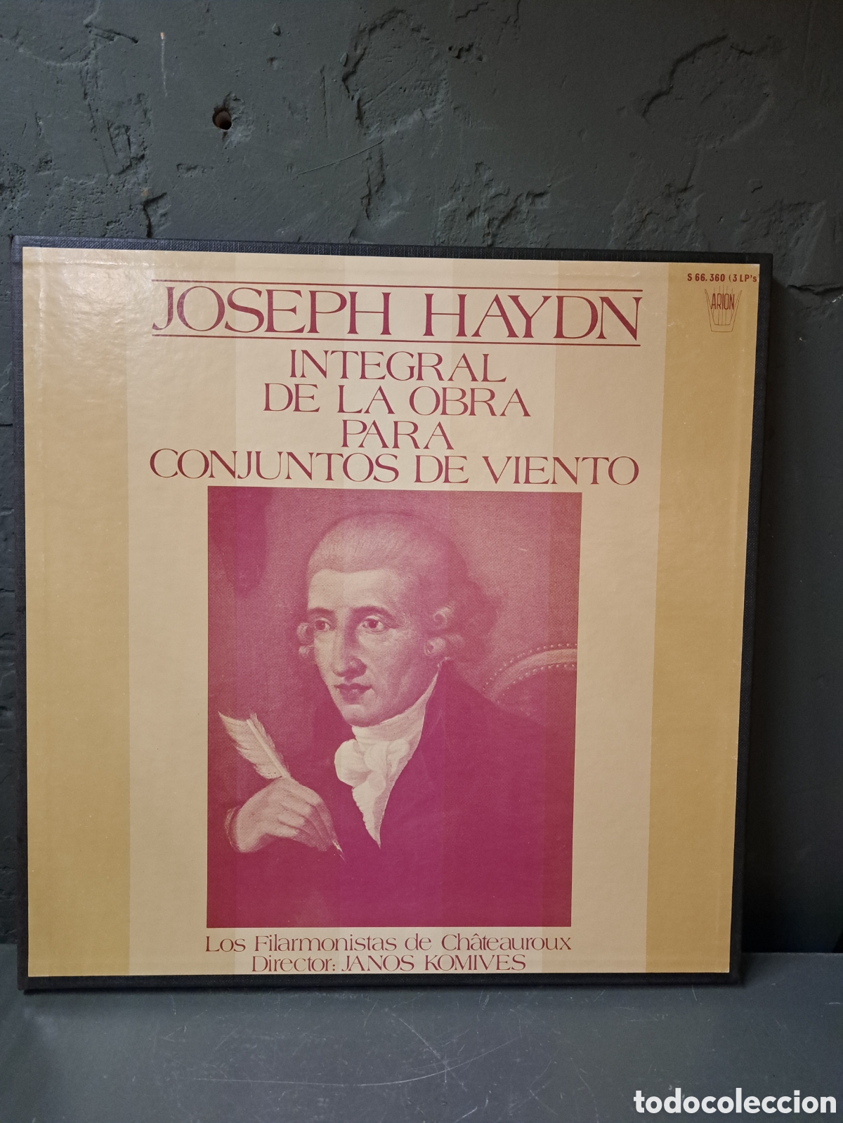 Discos de vinilo: Haydn. Integral de la obra para conjuntos de viento - Foto 1