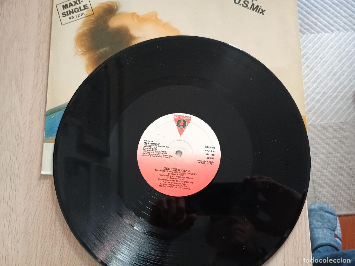 Discos de vinilo: George Kranz &lrm;&ndash; Din Daa Daa 1983 Electronic Estilo: Disco - Foto 3
