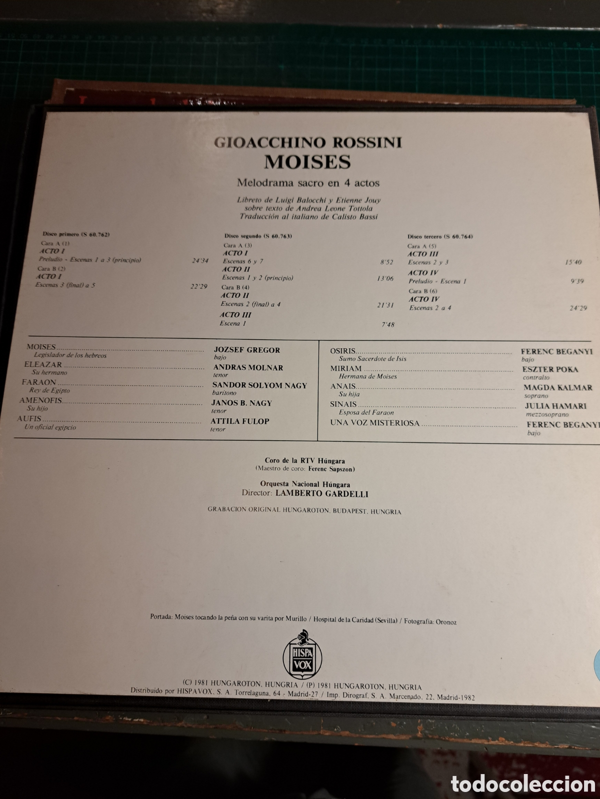 Discos de vinilo: Rossini. Mois&eacute;s, melodrama sacro - Foto 2