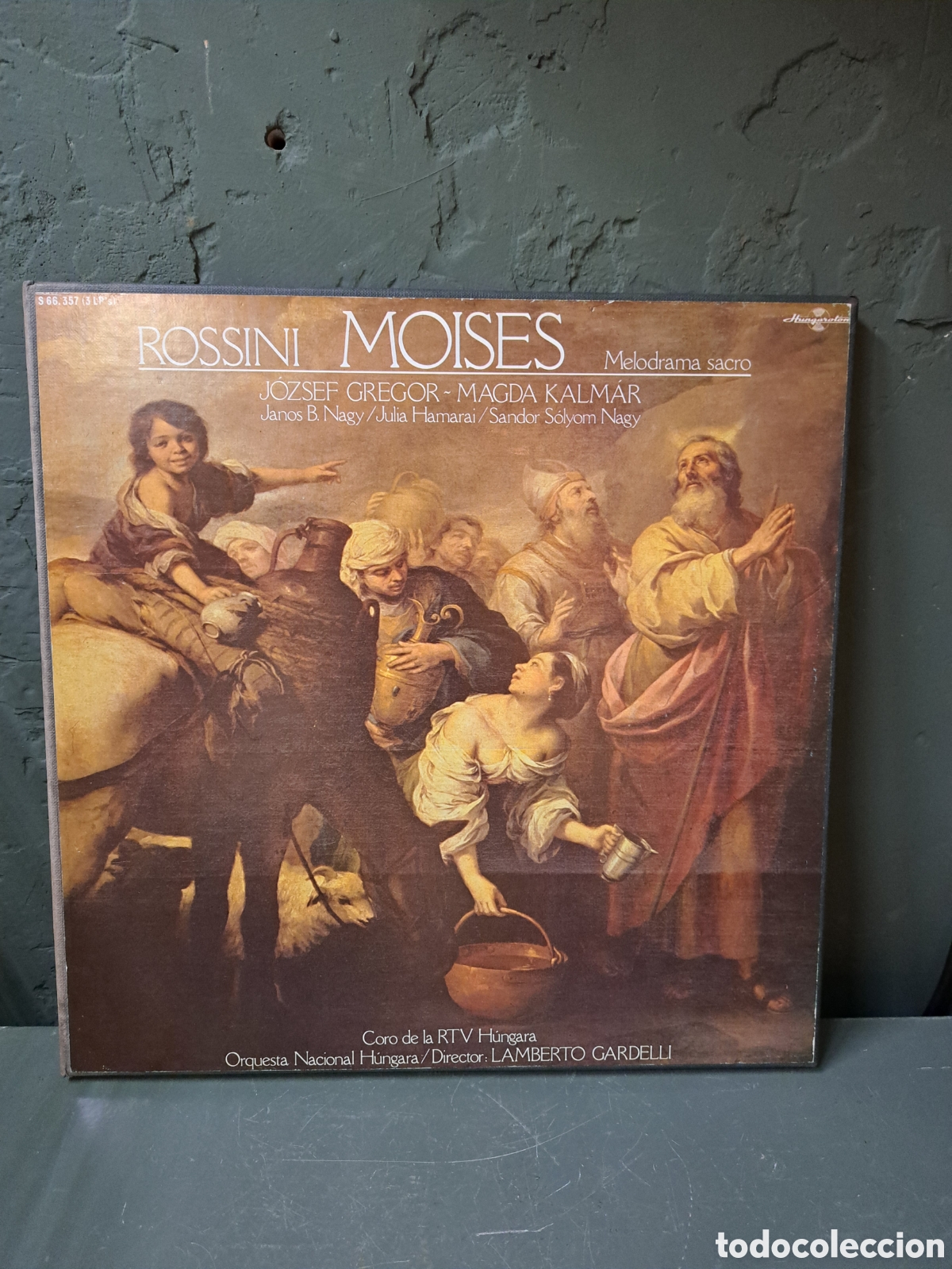 Discos de vinilo: Rossini. Mois&eacute;s, melodrama sacro - Foto 1