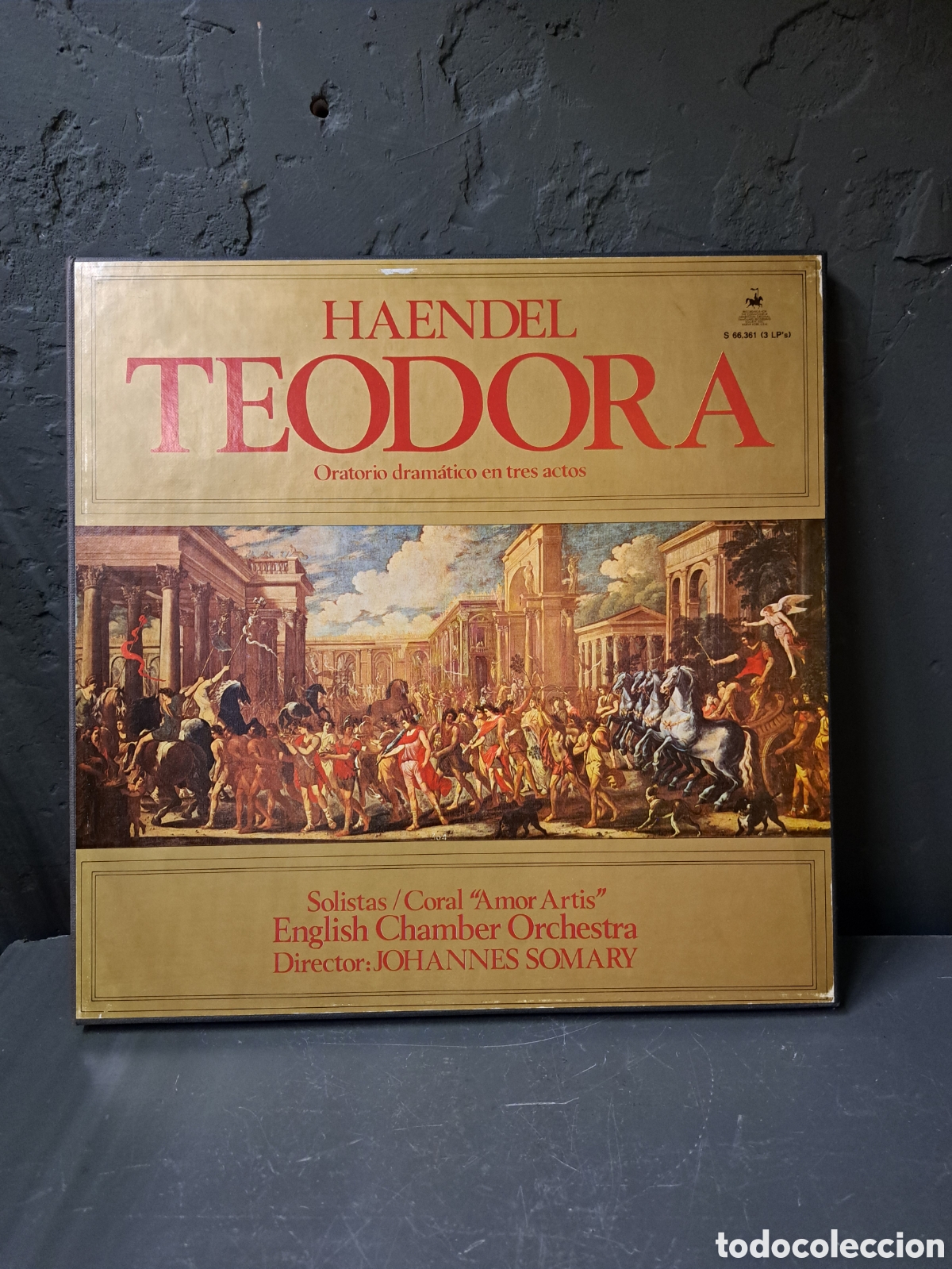 Discos de vinilo: Handel . Teodora. Oratorio dram&aacute;tico en tres actos - Foto 1