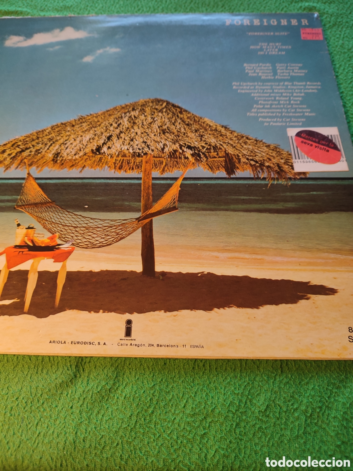 Discos de vinilo: Cat Stevens - Foreigner Reedici&oacute;n de 1976 - Foto 2