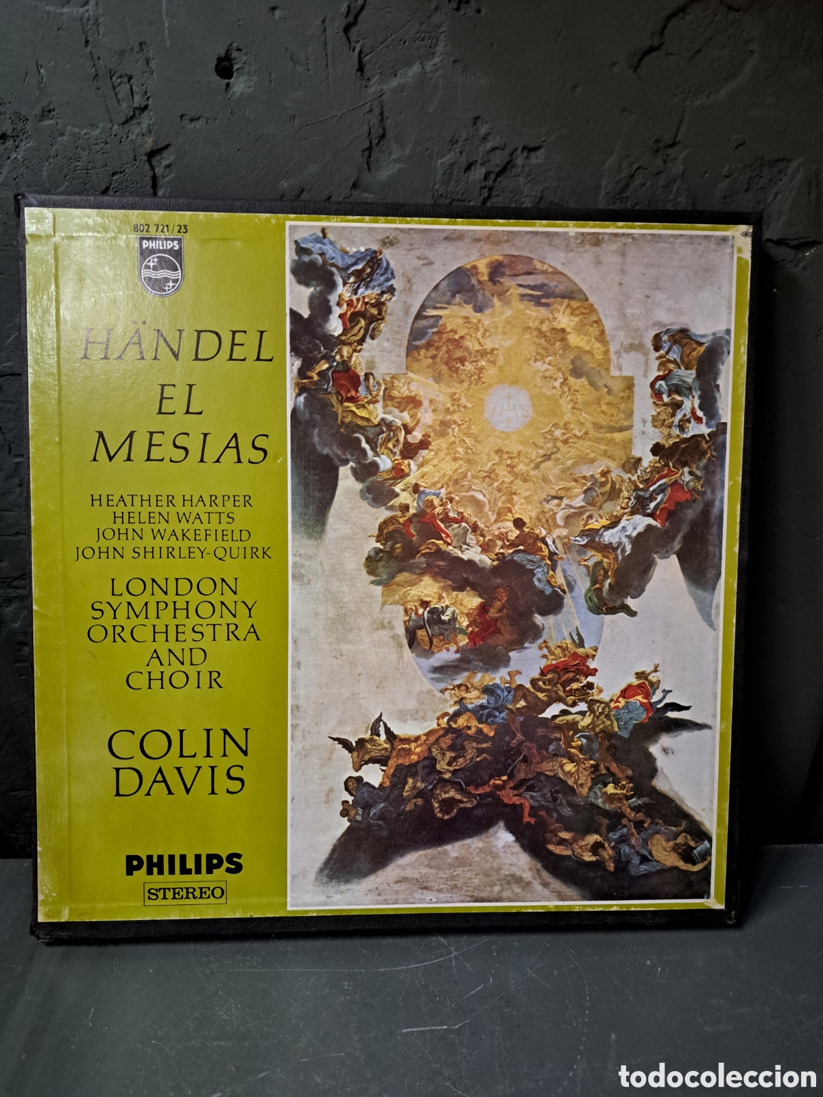Discos de vinilo: H&auml;ndel. El Mes&iacute;as. Colin Davis - Foto 1