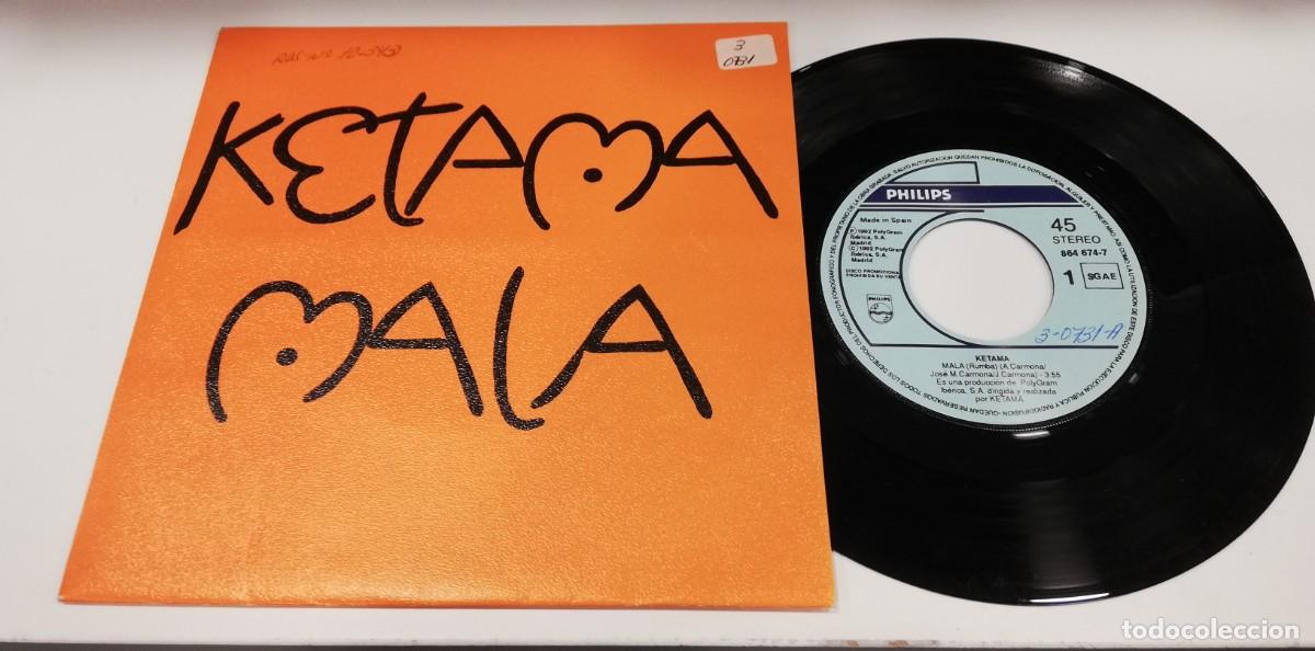 Discos de vinilo: SCO22- Ketama - Mala (7&rdquo;, Single, Promo) - Foto 1