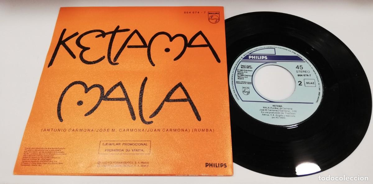 Discos de vinilo: SCO22- Ketama - Mala (7&rdquo;, Single, Promo) - Foto 2
