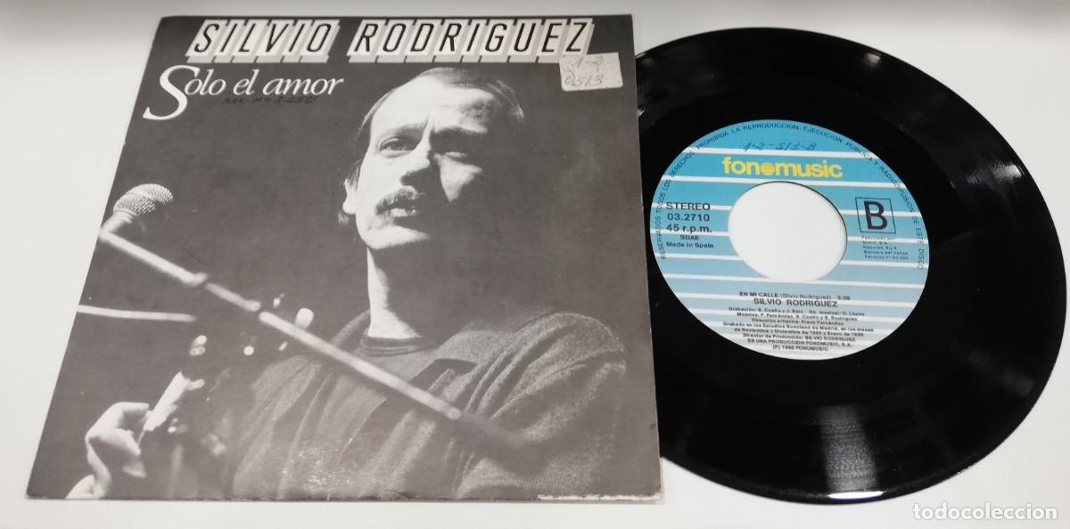 Discos de vinilo: SCO22-Silvio Rodr&iacute;guez - Solo El Amor (7&rdquo;, Single) - Foto 1