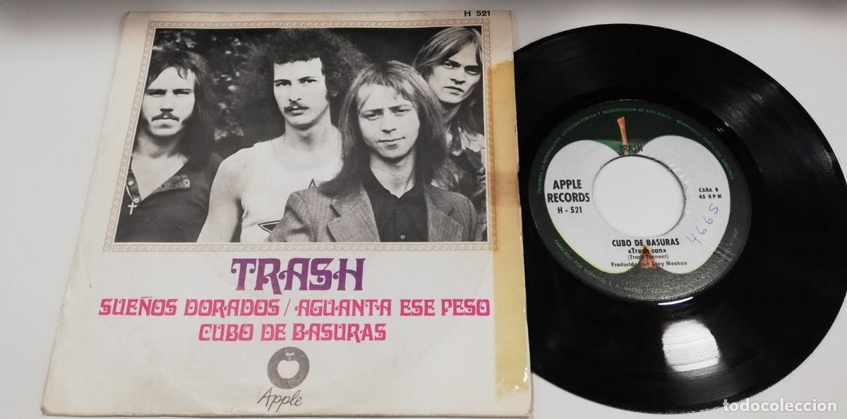 Discos de vinilo: SCO22-TRASH SUE&Ntilde;OS DORADOS SINGLE 7&rdquo; - Foto 1