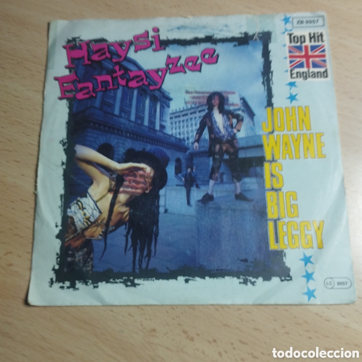 Disques de vinyle: Single 7&rdquo; Haysi Fantayzee 1982 Germany. John Wayne IS Big leggy