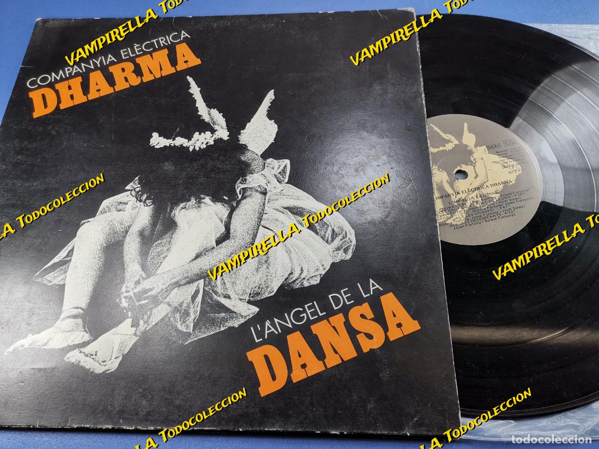 Disques de vinyle: COMPA&Ntilde;IA ELECTRICA DHARMA LP L&acute;ANGEL DE LA DANSA EDIGSA 1978 CARPETA ABIERTA